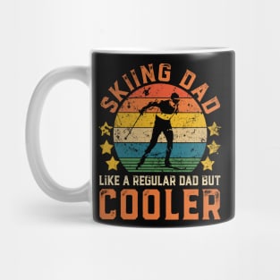 Skiing Dad Funny Vintage Skiing Father's Day Gift Mug